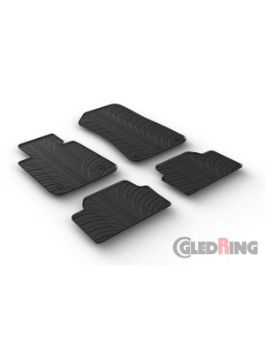 Original Gledring Passform Fußmatten Gummimatten 4 Tlg.+Fixing - BMW 1 Serie E87 2004-2011